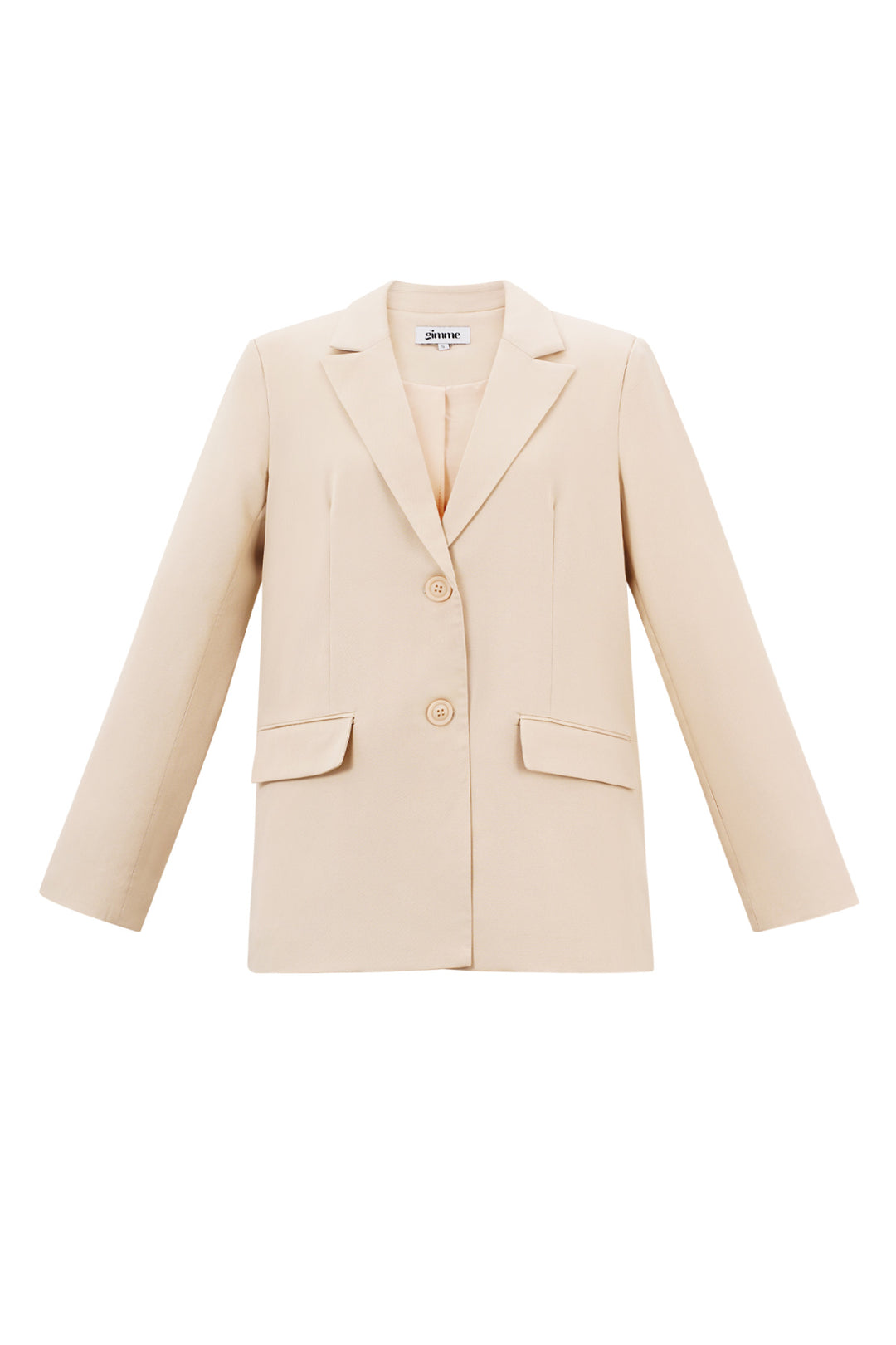 Polyester Vrouwen Suit Set Gesneden Boog Detail