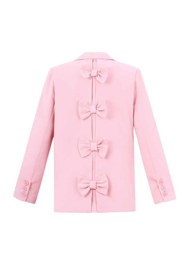 Polyester Vrouwen Suit Set Gesneden Boog Detail