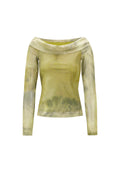 Geweven Polyester Vrouwen Lange Mouw Top Elegant Solide Kleur Lente/Zomer
