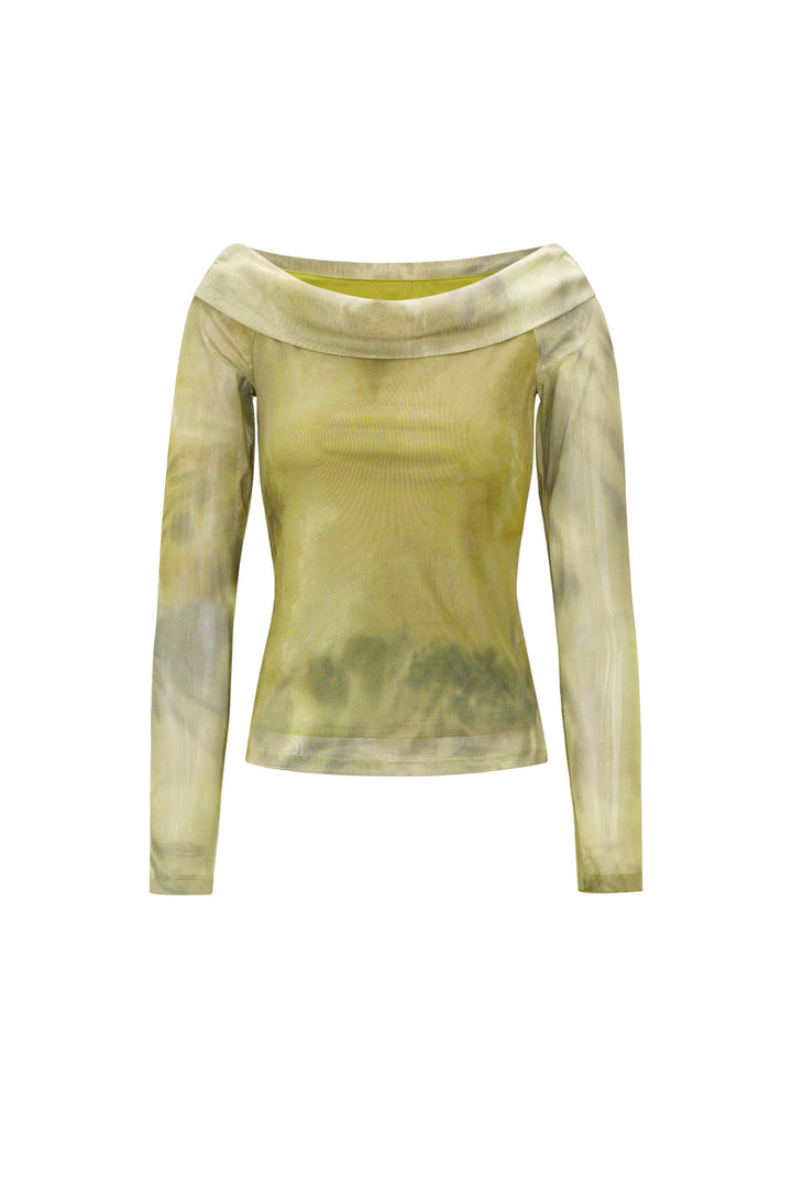 Geweven Polyester Vrouwen Lange Mouw Top Elegant Solide Kleur Lente/Zomer
