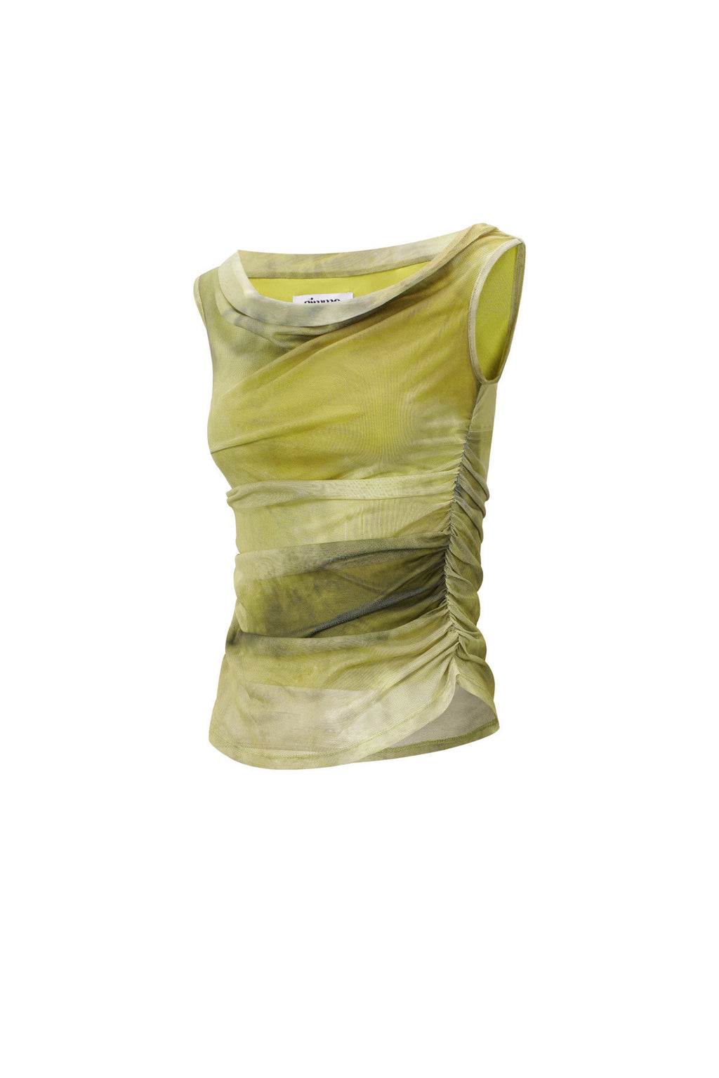 Geweven Polyester Vrouwen Mouwloze Top Doorzichtig Eenvoudige Kleur Lente/Zomer