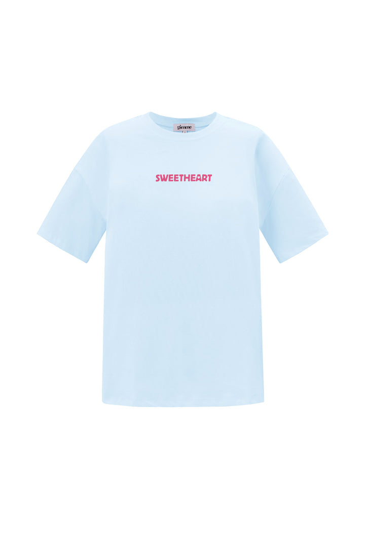 Gebreide Vrouwen T-shirt Casual Letters
