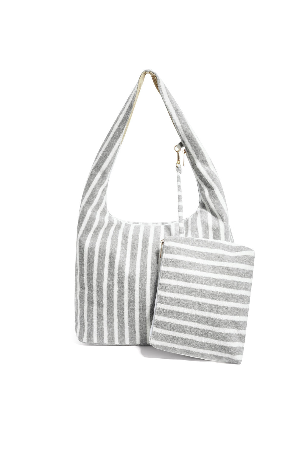 Shoppertassen met strepen, eenvoudig, polyester, dagelijkse accessoires