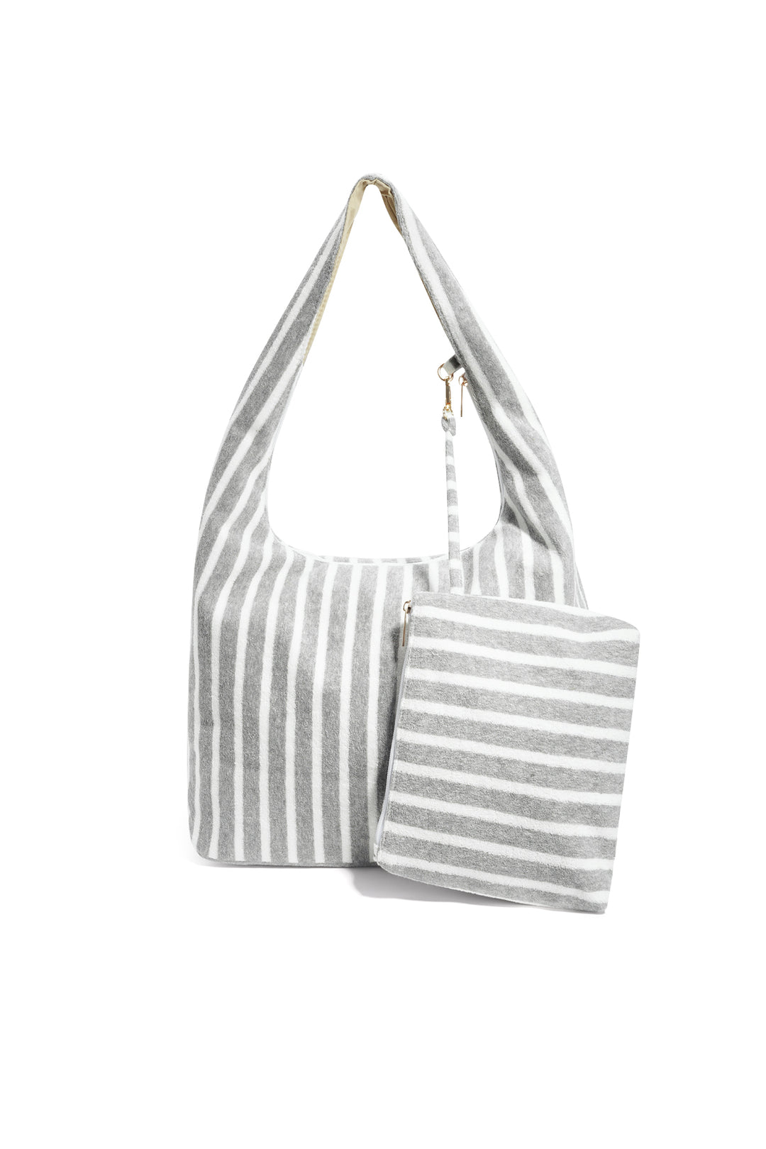 Shoppertassen met strepen, eenvoudig, polyester, dagelijkse accessoires
