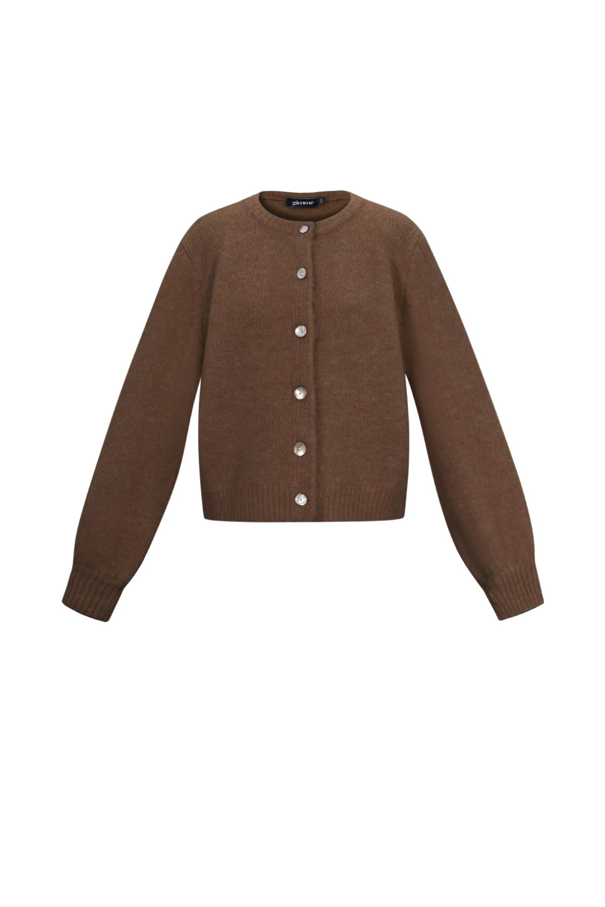 Gebreide Polyestervezel Vrouwen Cardigan Casual Solide Kleur Herfst/Winter