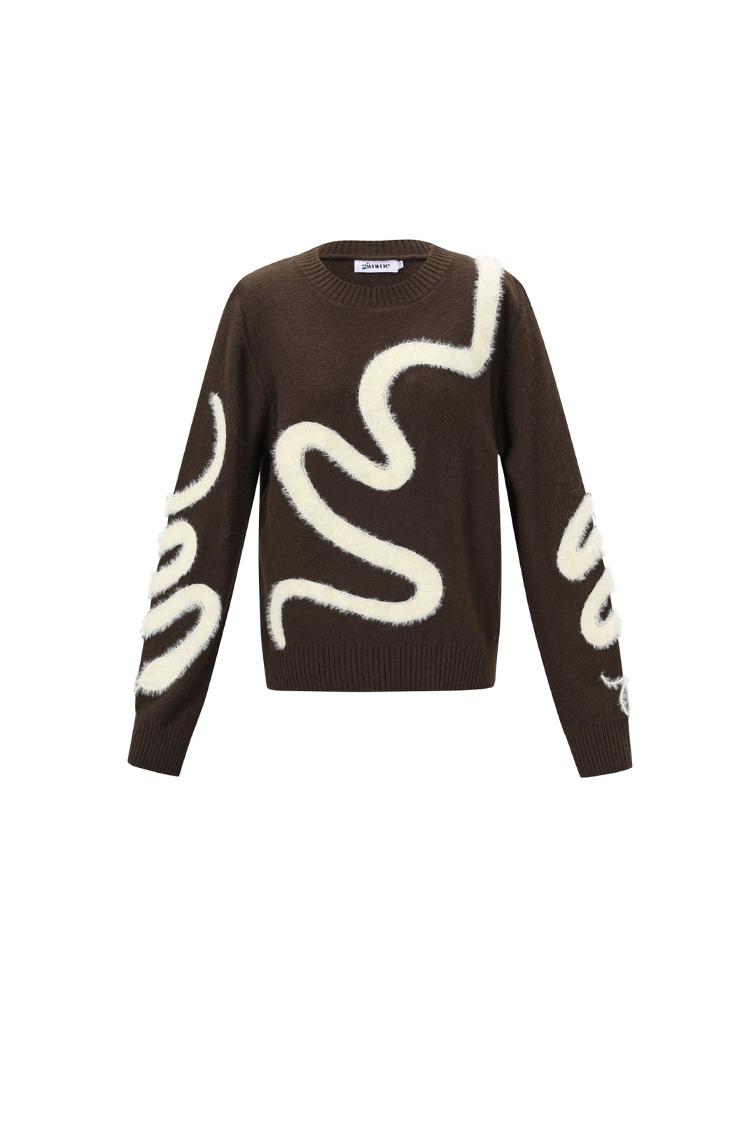 Gebreide Polyestervezel Vrouwen Truien Casual Kleurcontrast