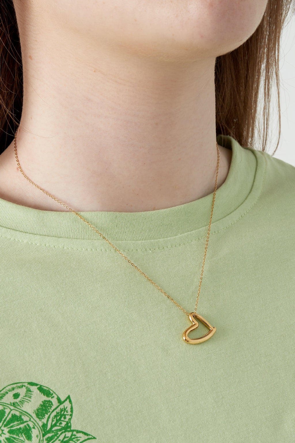 Mini hart ketting