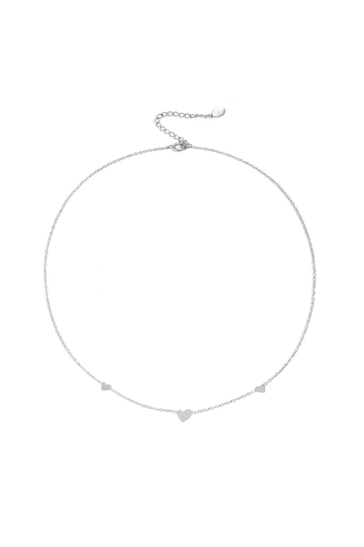 klasssieke ketting met hartjes