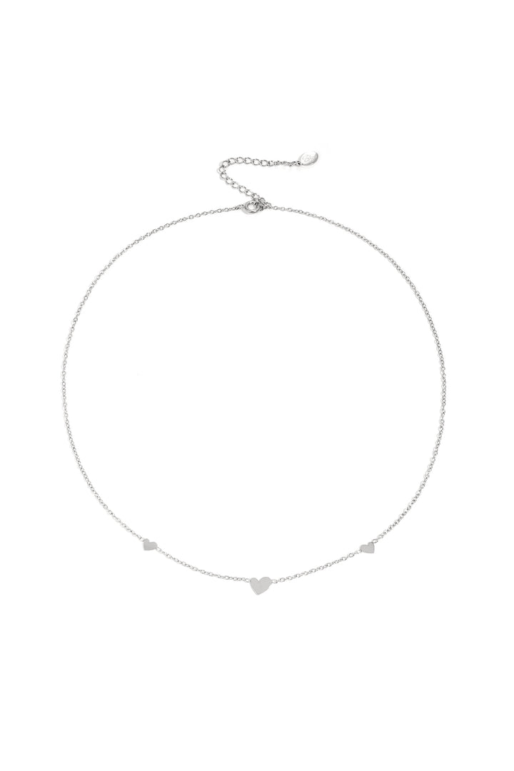 klasssieke ketting met hartjes