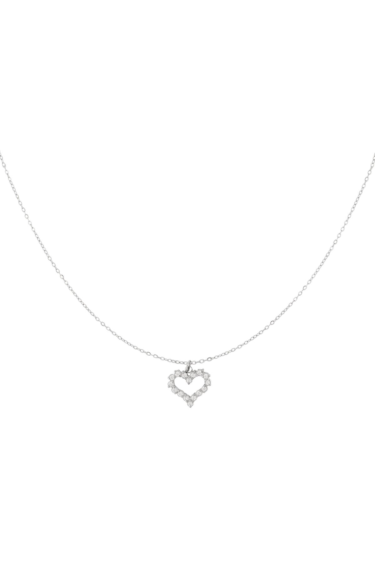 Ketting strass hartje