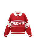 Gebreide Polyestervezel Vrouwen Trui Sporty Letters