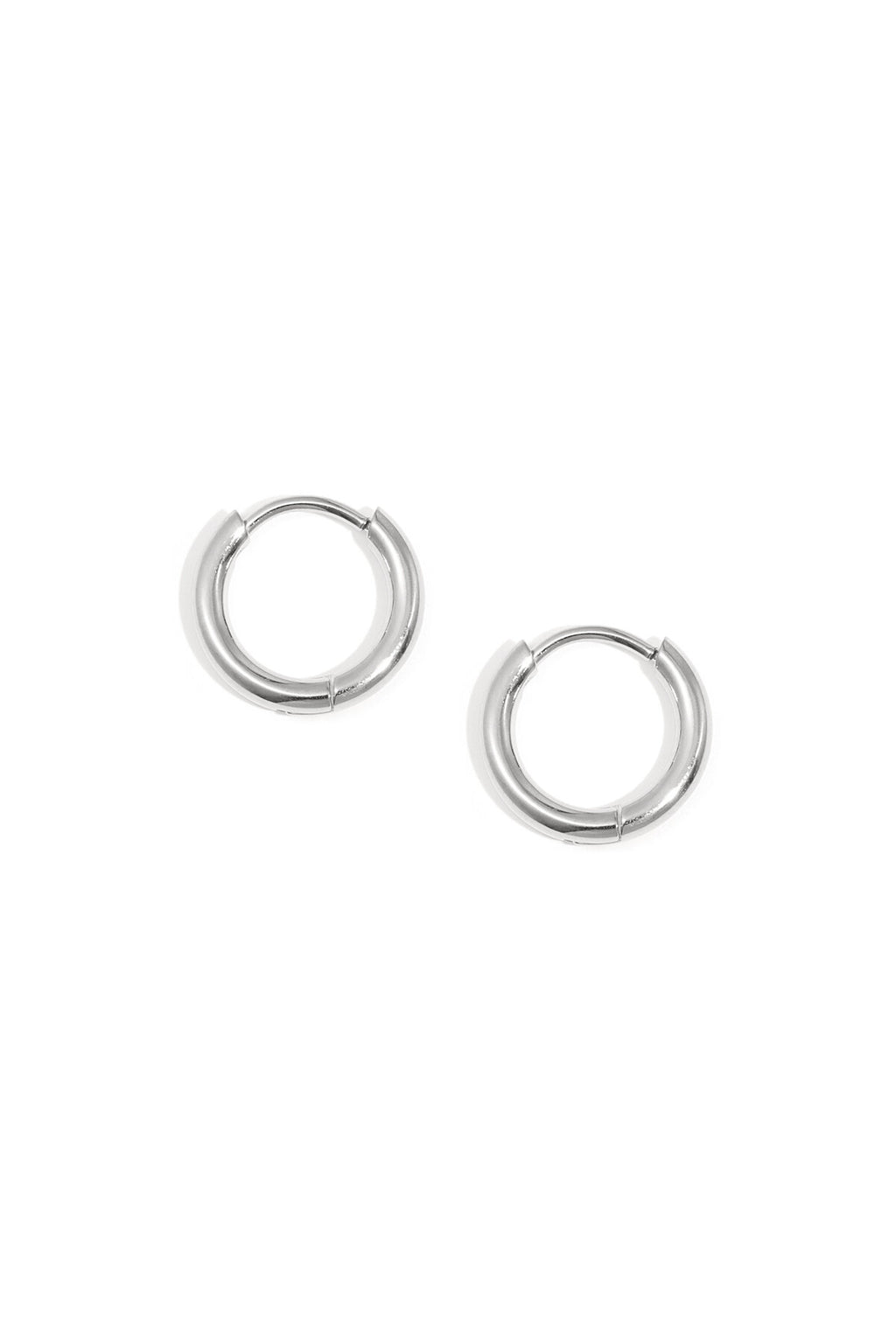Oorbellen Little Hoops 1,2cm Stainless Steel