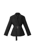 Woven Polyester Fiber Vrouwen Suit Set Elegant Solid Color Fall/Winter