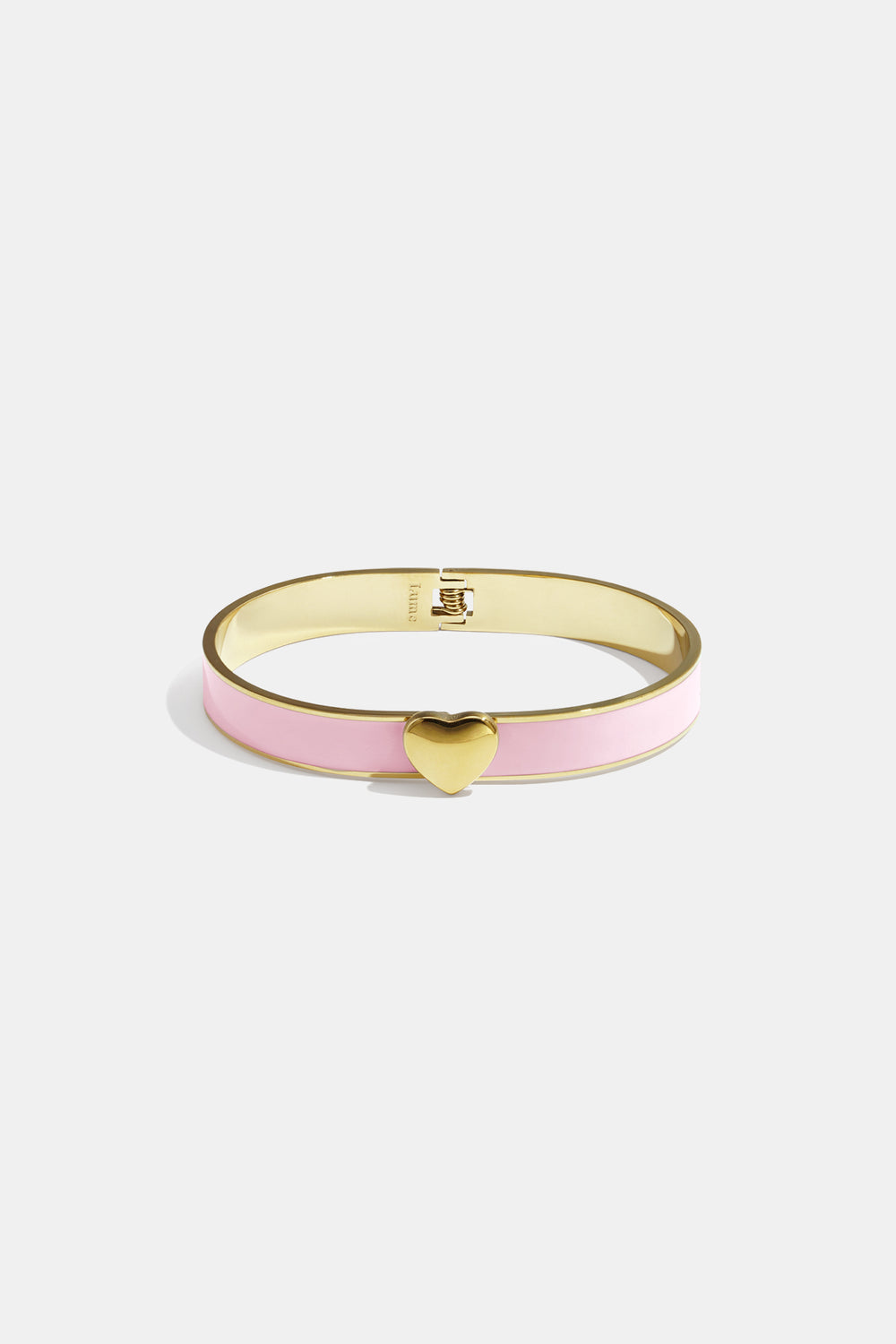 Armband in diverse kleuren met hart detail - 0,9 cm