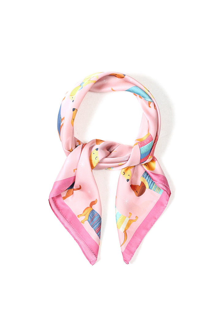 Zomersjaals met dierenprint, casual, polyester, dagelijkse accessoires