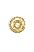 Broche haarspeld cirkel met streepjespatroon
