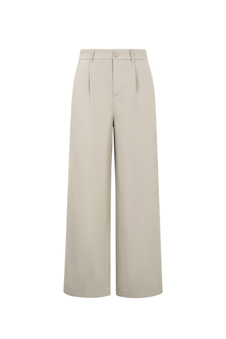 Geweven Polyestervezel Vrouwen Rechte Broek Casual Herfst/Winter
