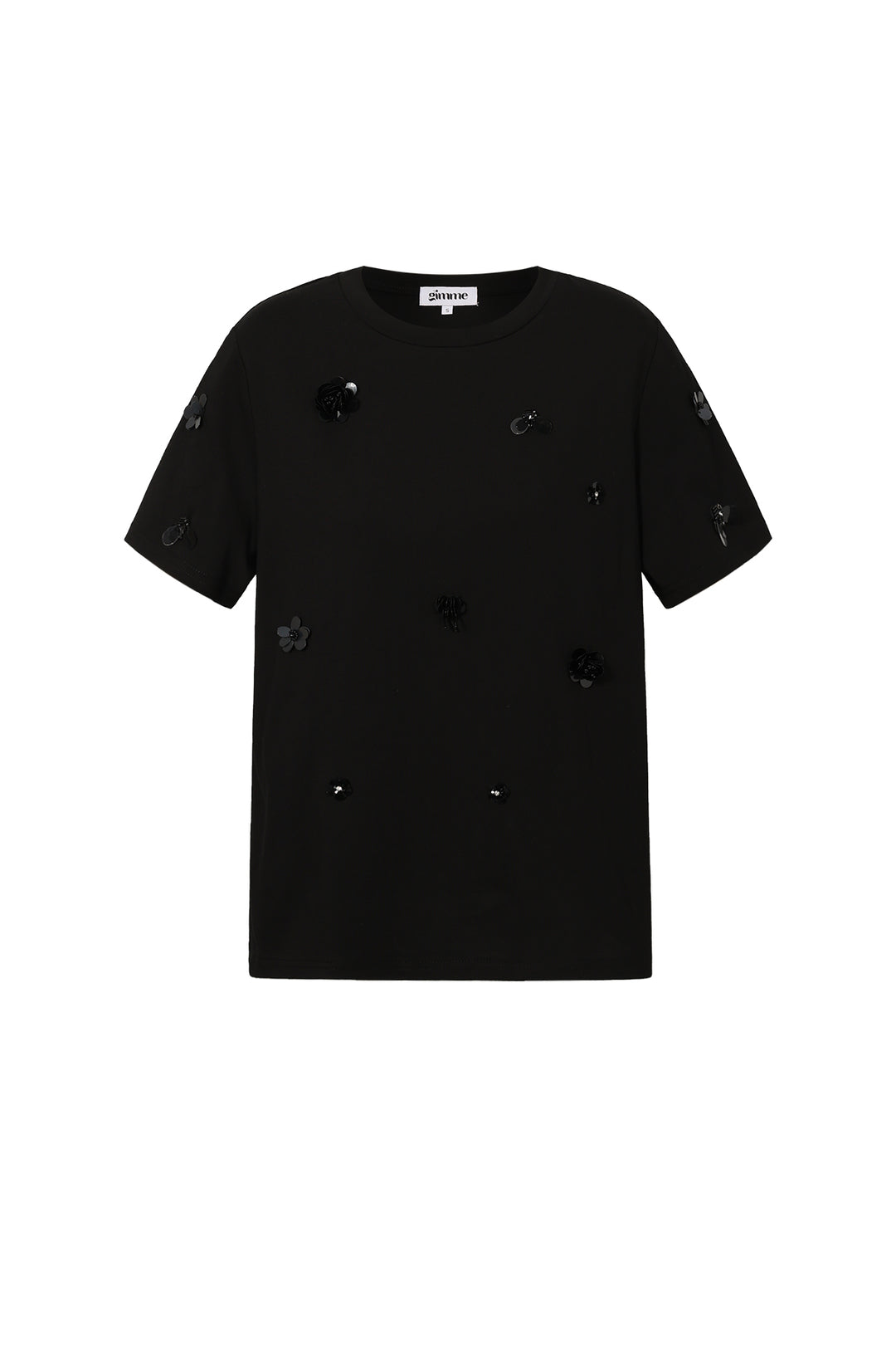 T-shirt met pailletten
