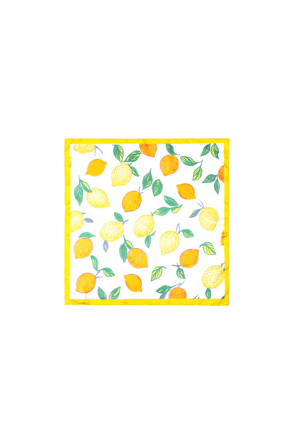 Zomersjaals met fruitmotief, casual, polyester, dagelijkse accessoires