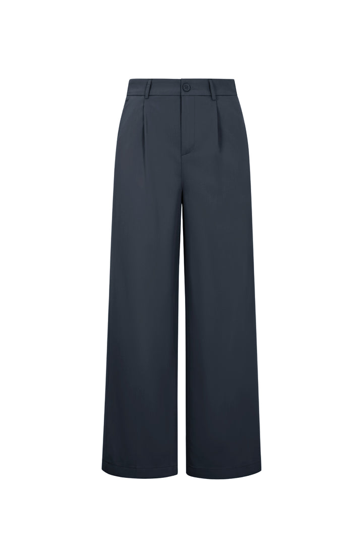 Geweven Polyestervezel Vrouwen Rechte Broek Casual Herfst/Winter