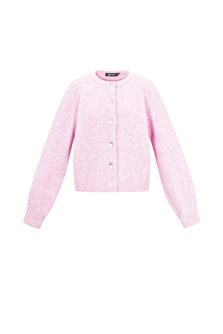 Gebreide Polyestervezel Vrouwen Cardigan Casual Solide Kleur Herfst/Winter