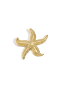 Broche haarspeld in zeester vorm met structuur