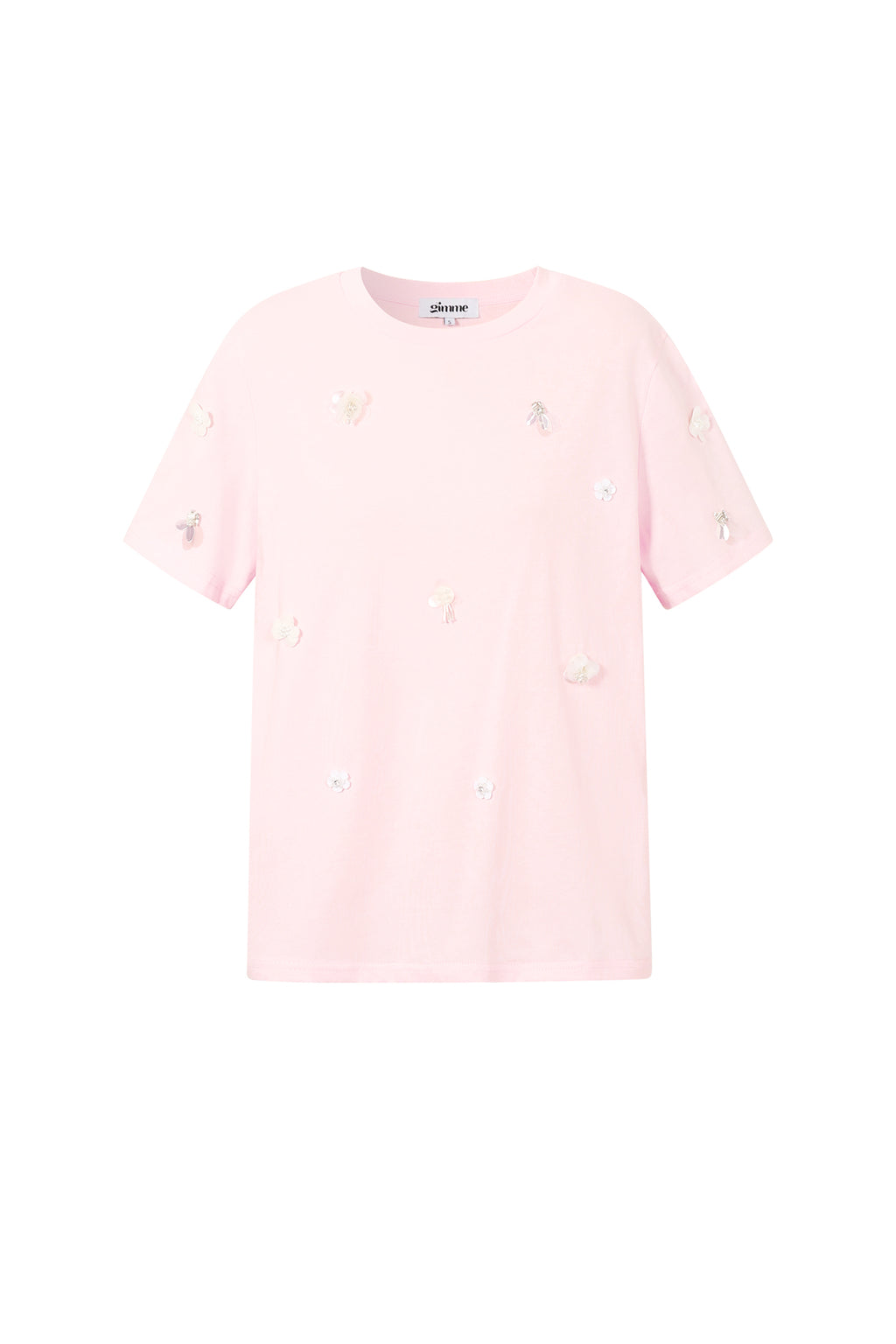 T-shirt met pailletten