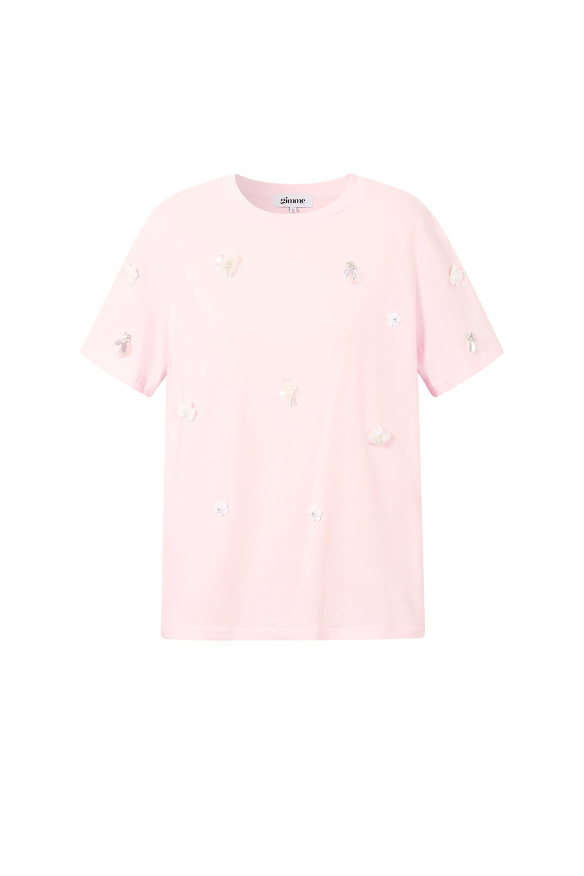 T-shirt met pailletten