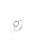 Roestvrijstalen minimalistische ringen cirkel Casual Dagelijks Eenvoudig Serie Dames sieraden