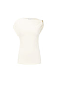 Off-shoulder top goud