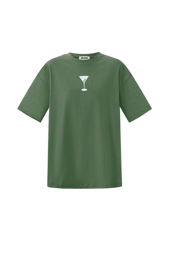 Katoen Gebreide Vrouwen T-shirt Casual Letters