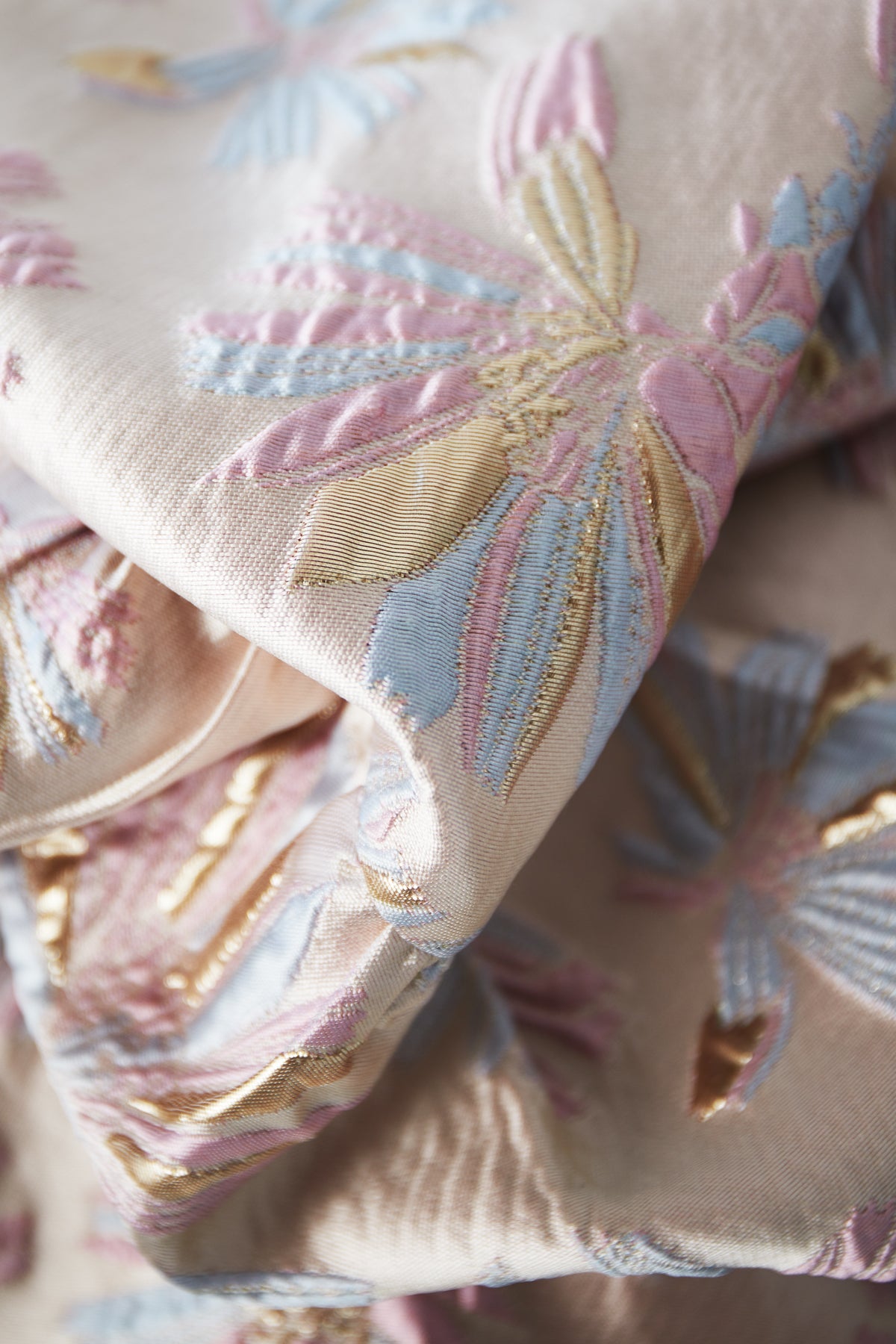 Geweven Polyestervezel Vrouwen Korte Mouw Top Elegante Bloemenprint