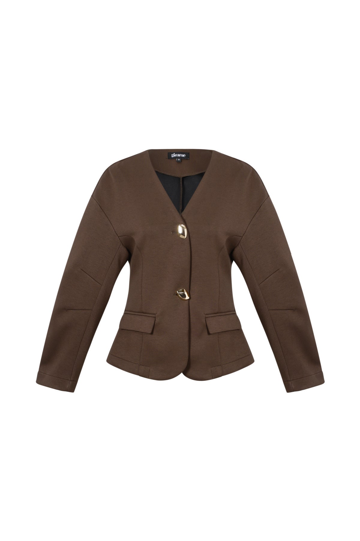 Geweven Polyestervezel Damespakset Elegante Solide Kleur Herfst/Winter