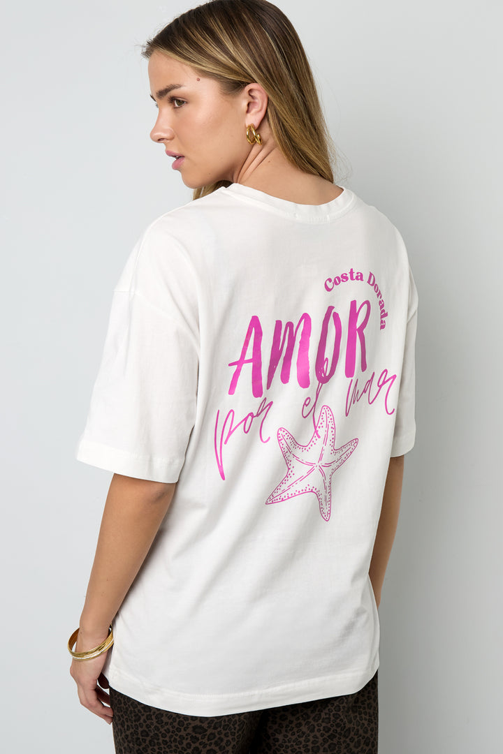 Katoen Gebreide Vrouwen T-shirt Casual Letters