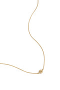 Minimalistische ketting met klavertje