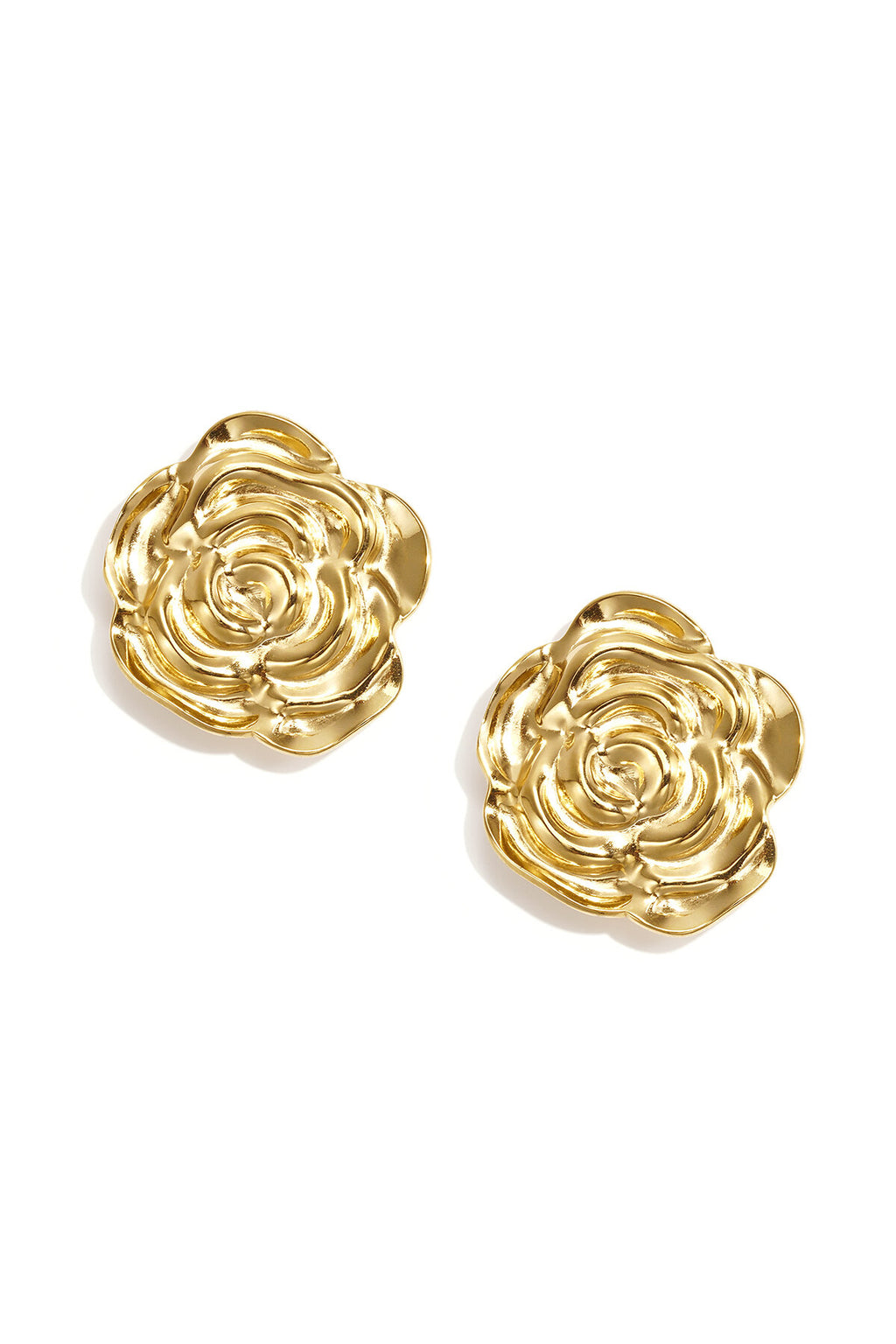 Manchetknopen met bloemmotief, casual, roestvrij staal, dagelijkse accessoires