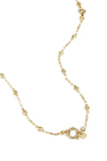 Ketting met schakels en hartjes afneembaar en verstelbaar