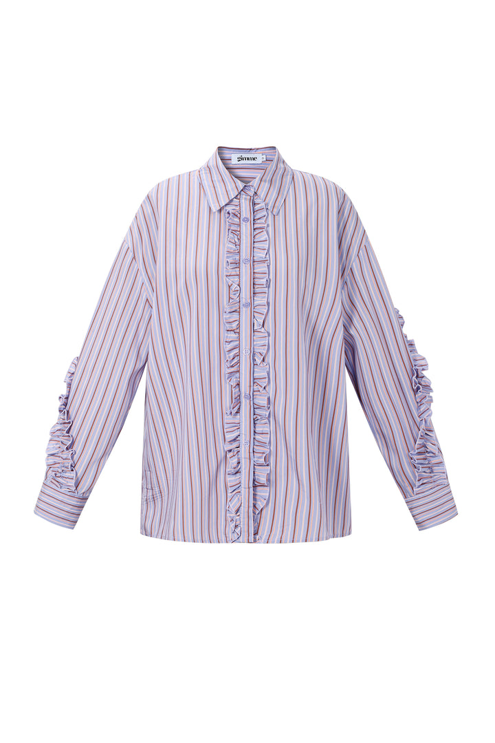 Blouse met ruches