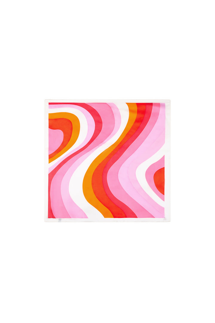 Zomersjaals in diverse kleuren, gemaakt van zoet polyester, ideaal als vakantie-/strandaccessoire.