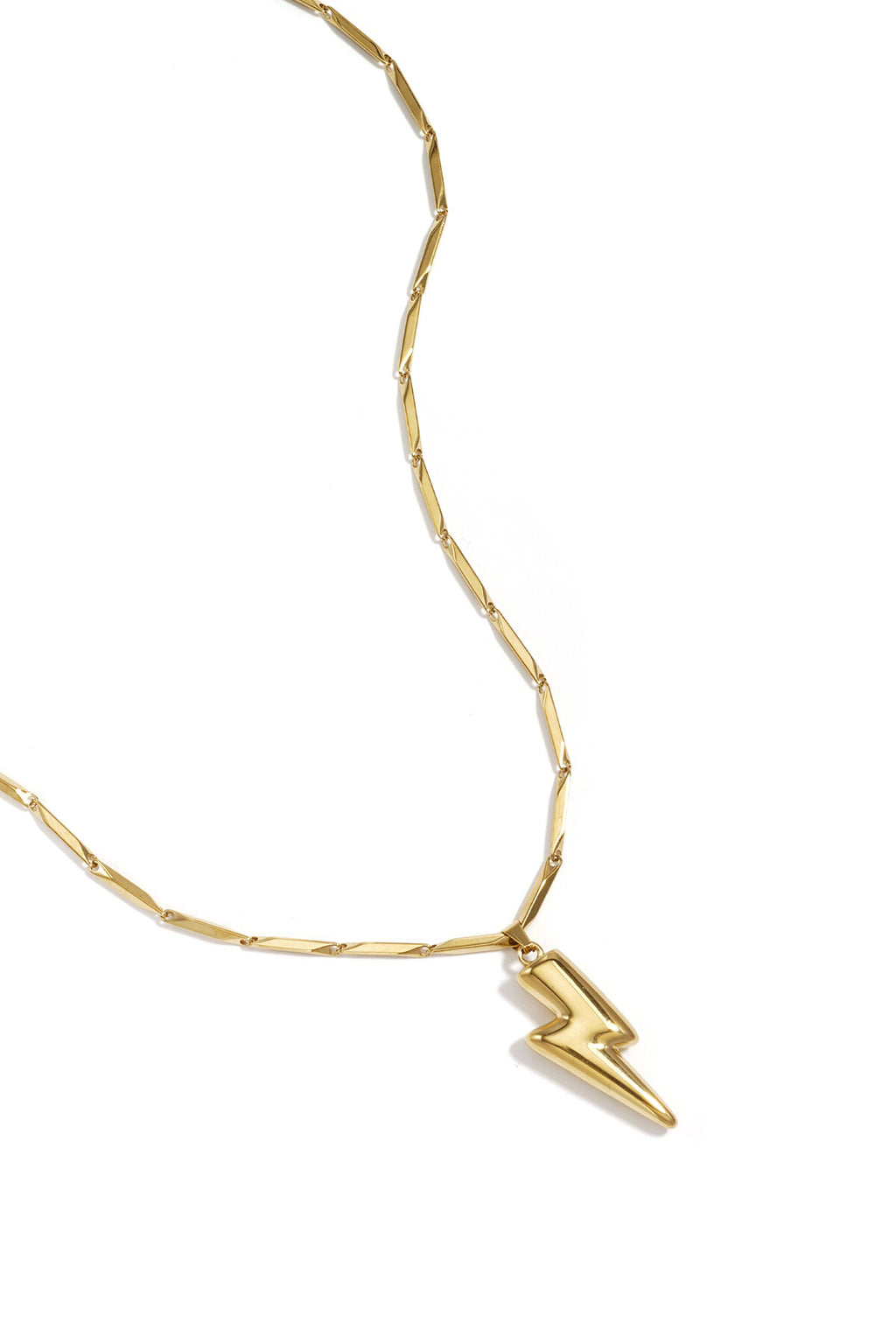 Ketting met opvallend bliksemschicht