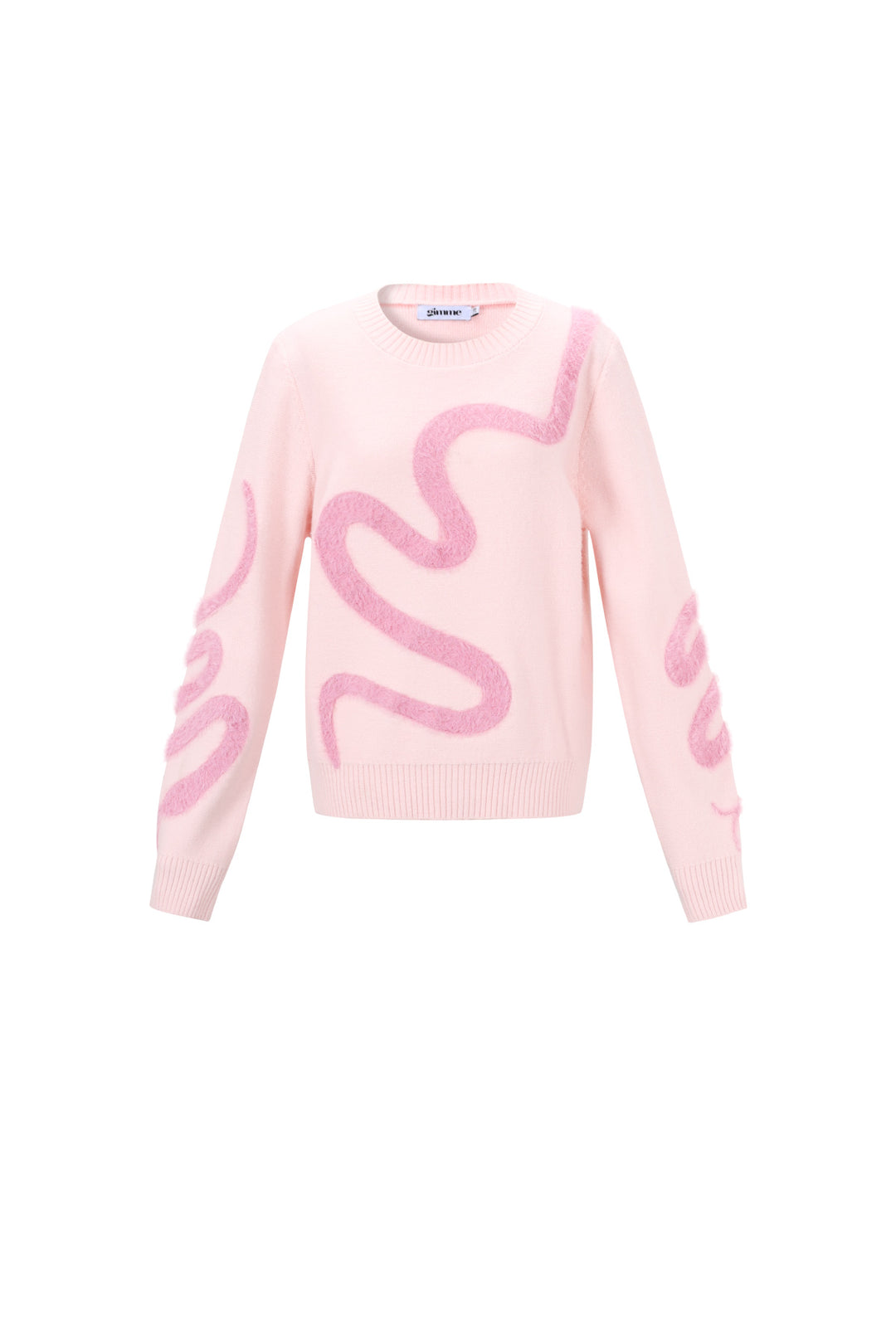 Gebreide Polyestervezel Vrouwen Truien Casual Kleurcontrast