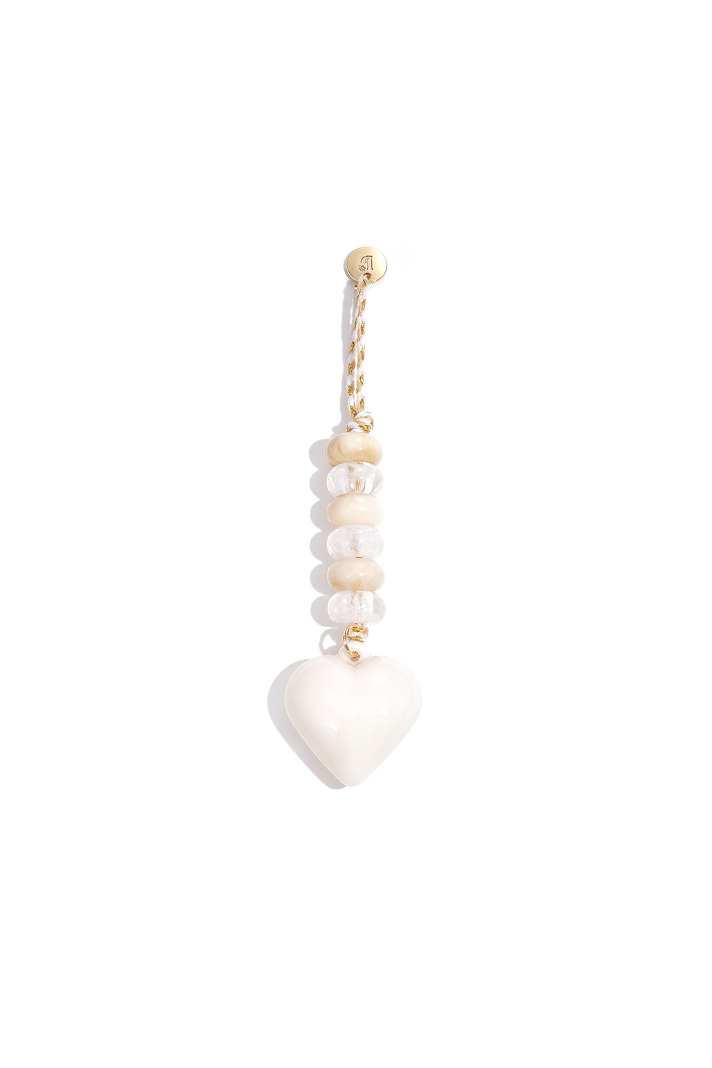Tasbedeltjes in hartvorm, casual, acryl, dagelijkse accessoires