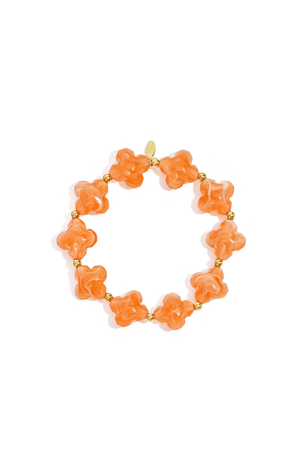 Kralenarmband met klaver kralen