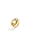Statement ring met grote schakel