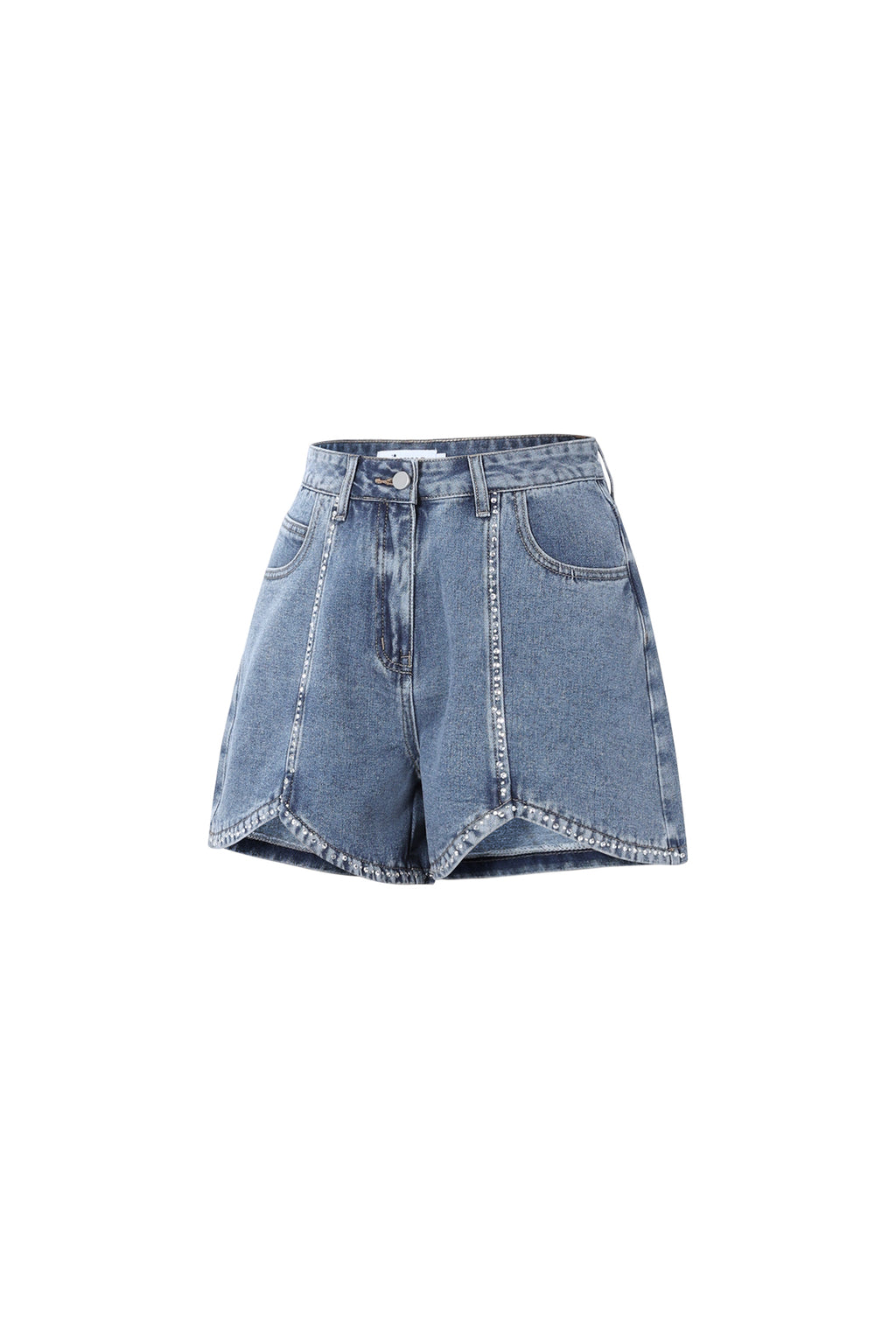 Strass Denim Short