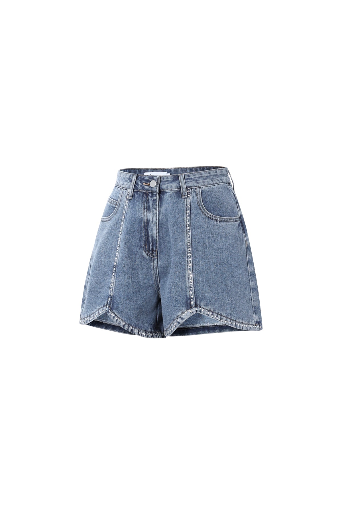 Strass Denim Short