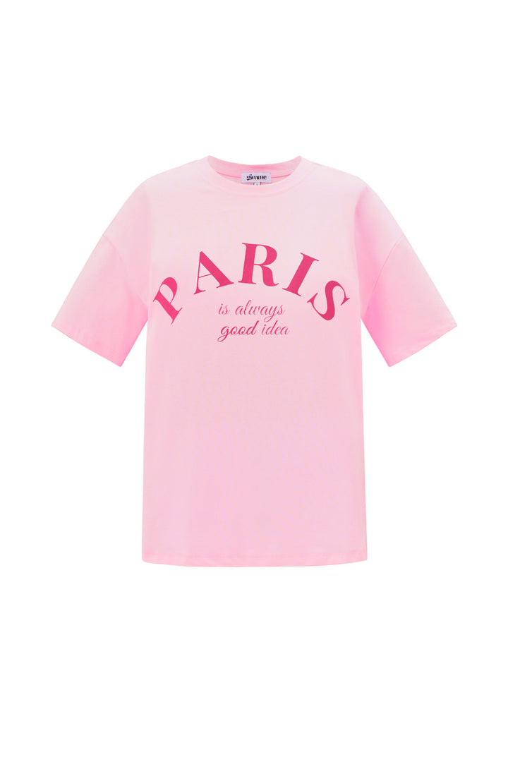 Cotton Vrouwen T-shirt Casual Letters