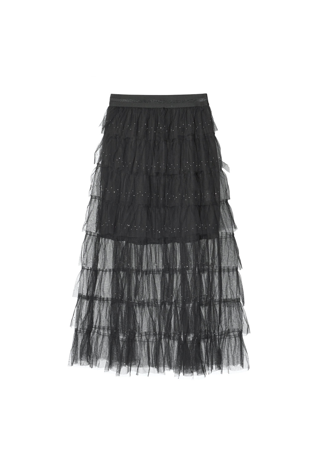 Polyester Vrouwen Tiered Rok Casual