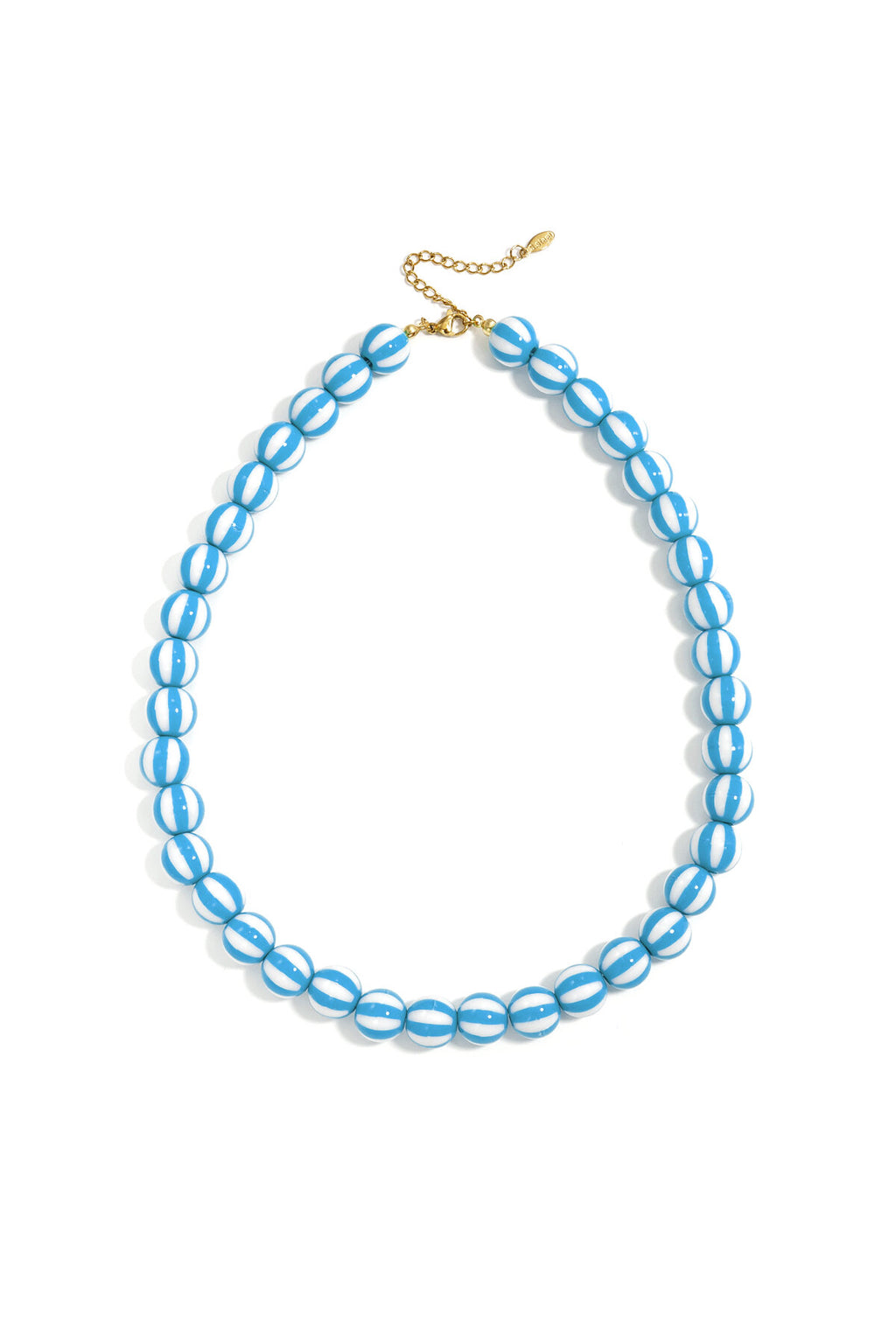 Kralenketting met gestreepte kralen