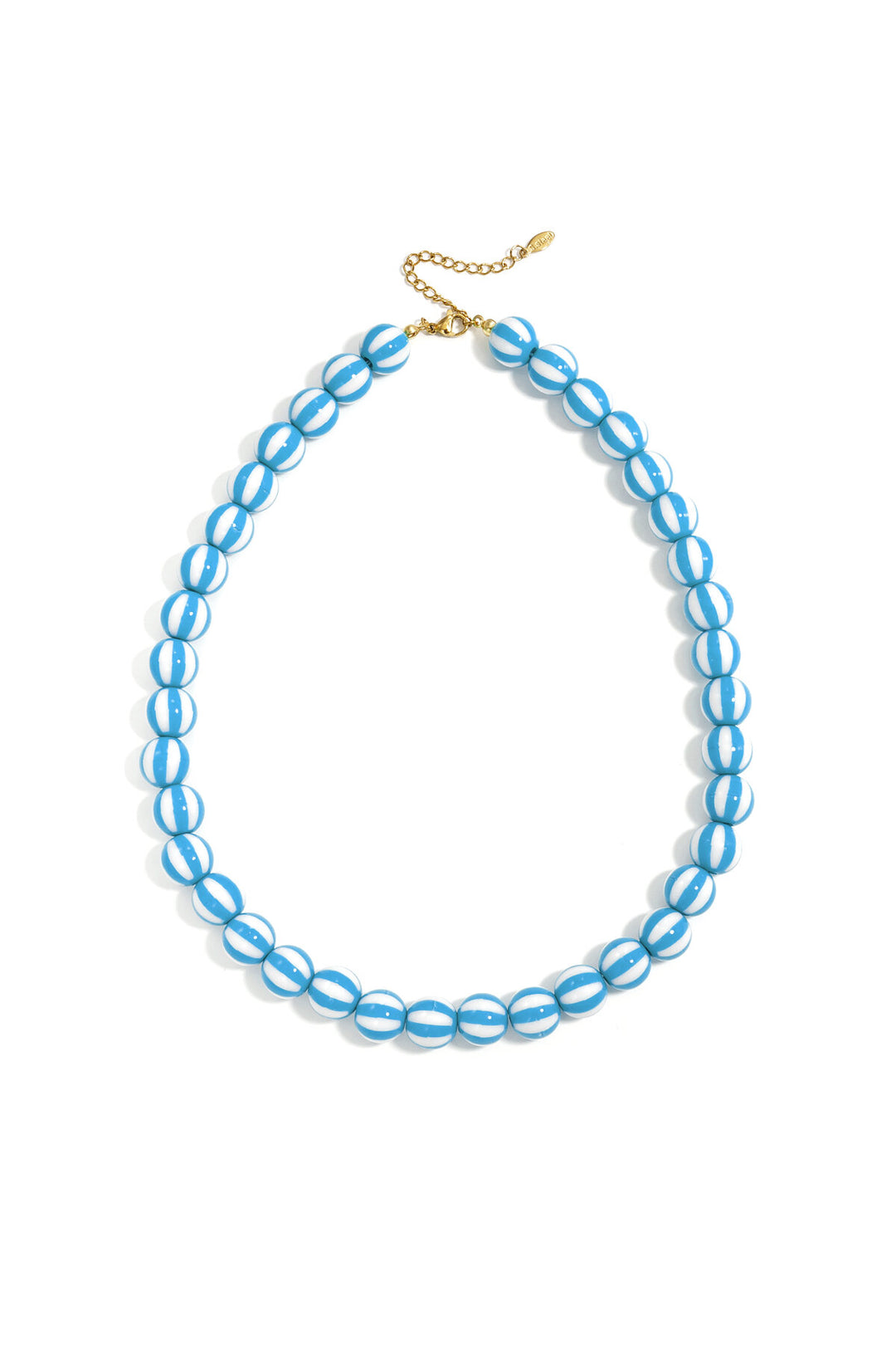 Kralenketting met gestreepte kralen